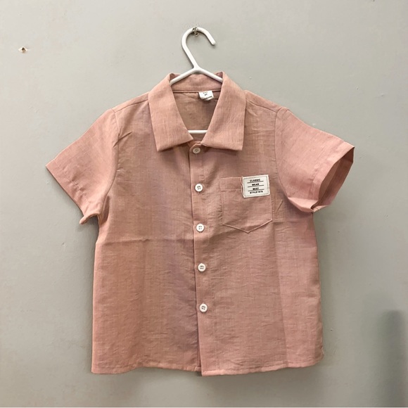 SHEIN • Short Sleeved Button Down Shirt - Picture 1 of 4